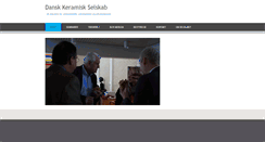 Desktop Screenshot of danskkeramiskselskab.teknologisk.dk